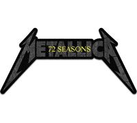 Metallica 72 Seasons Charred Logo Cut Out Patch multicolor