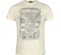Metallica Amplified Collection - Inverted Black Album T-Shirt altweiß in XXL