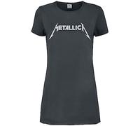 Metallica Amplified Collection - Logo Kurzes Kleid charcoal in XL