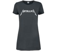 Metallica Amplified Collection - Logo Kurzes Kleid charcoal in L