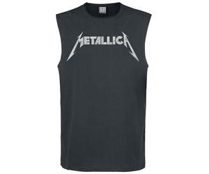 Metallica Amplified Collection - Logo Tank-Top charcoal in S