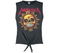 Metallica Amplified Collection - Neon Sun Frauen Top Charcoal M