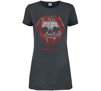 Metallica Amplified Collection - Wherever I May Roam Frauen Kurzes Kleid Charcoal S