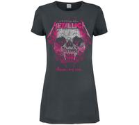 Metallica Amplified Collection - Wherever I May Roam Pink Ink Kurzes Kleid charcoal in S