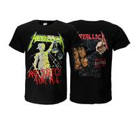 Metallica And Justice For All Original Album T-Shirt - Offizielles Merchandise XL Schwarz