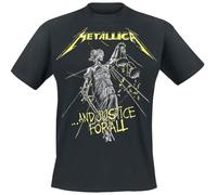 Metallica T-Shirt And Justice For All Tracks Black L