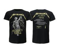 Metallica And Justice For All Tracks T-Shirt - Offizielles Merchandise Größe: XL Schwarz
