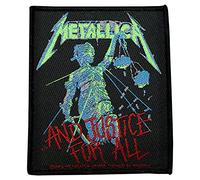 METALLICA Aufnäher AND JUSTICE FOR ALL Patch gewebt 8,5 x 10 cm