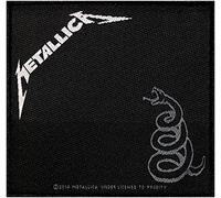 METALLICA Aufnäher BLACK ALBUM Patch gewebt 10 x 10 cm