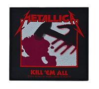 METALLICA Aufnäher KILL ´EM ALL Patch gewebt 10 x 9,5 cm