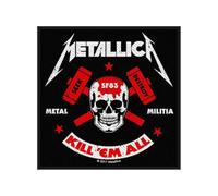 Metallica Aufnäher Patch Kill Em All Metal Melitia