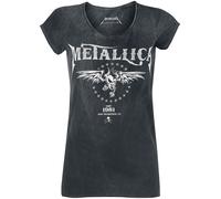 Metallica Biker T-Shirt schwarz grau in XXL