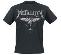 Metallica Biker Unisex T-Shirt schwarz S 100% Baumwolle Band-Merch, Bands