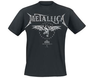 Metallica Biker T-Shirt schwarz in XL