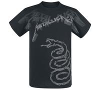 Metallica Black Album Faded T-Shirt schwarz in XXL