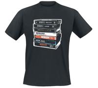 Metallica T-Shirt Cassette – Herren Band-Merch schwarz – 100% Baumwolle – Größe S