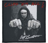 Metallica Cliff 'Em All Patch schwarz weiß rot