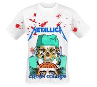 Metallica T-Shirt Crash Course Jumbo Weiß XL