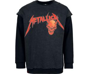 Metallica EMP Signature Collection Sweatshirt dunkelgrau schwarz in L