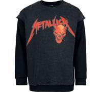 Metallica EMP Signature Collection Sweatshirt dunkelgrau schwarz in M