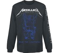 Metallica Fade Männer Langarmshirt schwarz 100% Baumwolle Band-Merch, Bands