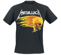 Heroes Metallica Flaming Skull Tour 94 Short Sleeve T-shirt Gelb XL Mann (Herstellerartikelnummer: RTMTLTSBFLA-1X)