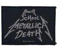 Metallica - Geburts-, Schul-, Metallica-, Todes-Patch, 10 cm x 7,5 cm
