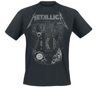 Metallica Hammett Ouija Guitar Männer T-Shirt schwarz XL 100% Baumwolle Band-Merch, Bands