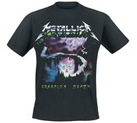 Metallica Herren Creeping Death_Men_bl_ts: M T-Shirt, Schwarz (Black Black), Medium