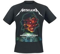 Metallica Herren Hardwired Album Cover_Men_bl_ts:1xl T-Shirt, Schwarz (Black Black), X-Large