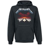 Metallica Herren Kapuzenpullover Master of Puppets Tracks Schwarz