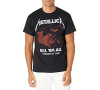 Metallica Herren Kill 'Em All Tour T-Shirt, schwarz, Klein