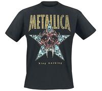 Metallica Herren King Nothing_Men_bl_ts:2XL T-Shirt, Schwarz (Black Black), XX-Large