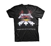 Metallica Herren Master of Puppets_Men_bl_ts:1xl T-Shirt, Schwarz (Black Black), X-Large