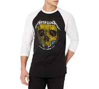 Metallica Herren Now That We're Dead Raglan Baseball Jersey T-Shirt