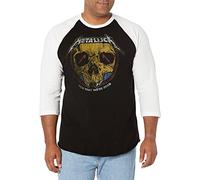 Metallica Herren Now That We're Dead Raglan Baseball Jersey T-Shirt
