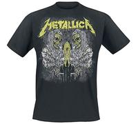 Metallica Herren Sanitarium_Men_bl_ts:1xl T-Shirt, Schwarz (Black Black), X-Large