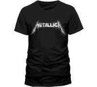 Metallica Herren T-Shirt Spiked Logo, Gr. X-Large (Herstellergröße: X-Large), Schwarz