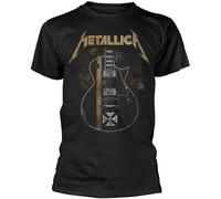 Metallica Hetfield Iron Cross Black L T-Shirt