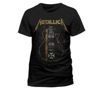 Metallica Hetfield Iron Cross Guitar Unisex T-Shirt Offizielles Lizenzprodukt|S