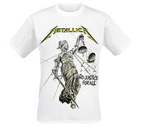 Metallica T-Shirt And Justice For All White M