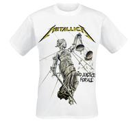 Metallica T-Shirt And Justice For All White M