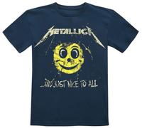 Metallica Kids - and Just Nice to All Kids T Unisex T-Shirt Navy