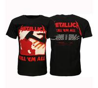 Metallica Kill Em All Album T-Shirt - Offizielles Merchandise M Schwarz