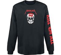 Metallica Kill 'Em All - Skull Langarmshirt schwarz in XXL