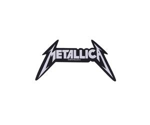 Metallica - Logo Die Cut - Aufnäher Schwarz Onesize