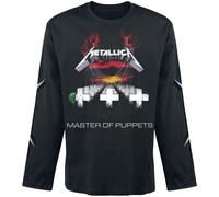 Metallica Master of Puppets Männer Langarmshirt schwarz M 100% Baumwolle Band-Merch, Bands
