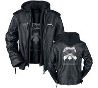 Metallica Master Of Puppets Lederjacke schwarz in XXL