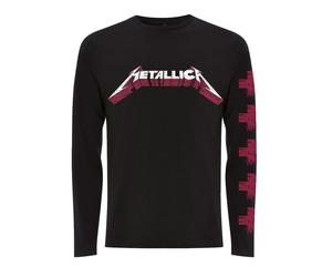 Metallica Master Of Puppets Logo Langarmshirt schwarz in L