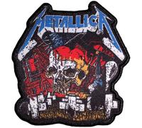 Metallica Master Of Puppets Skull Standard Printed Patch One Size
